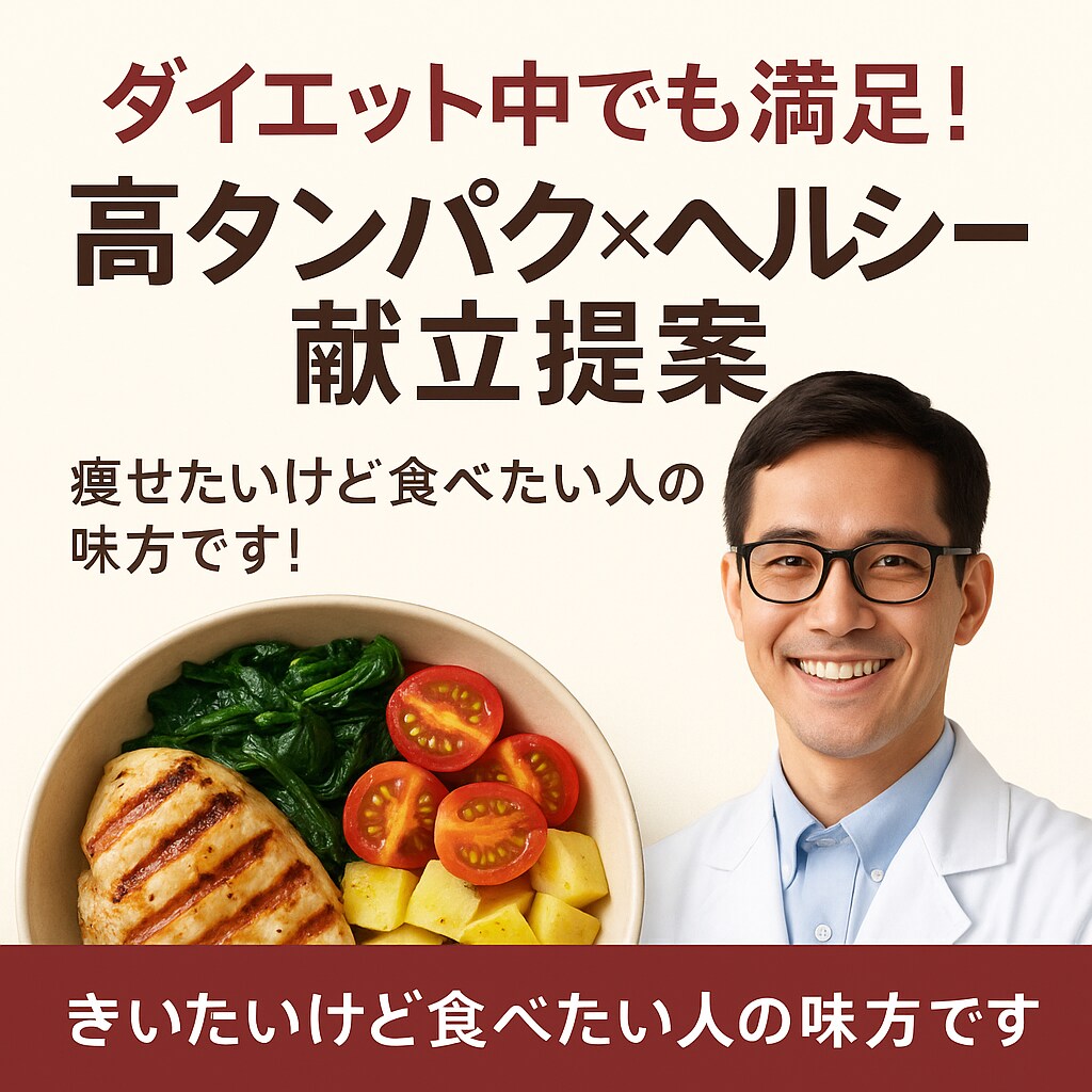 ダイエット中も満足高タンパク×ヘルシー献立提案ます 痩せたいけど食べたい人の味方です！ イメージ1