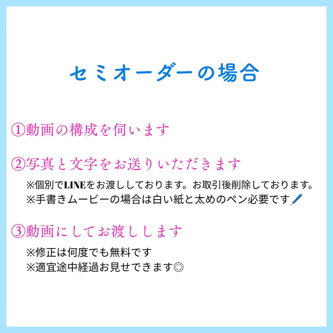 写真メインのゲスト紹介ムービー作成します セミオーダー or テンプレートで対応！ISUM申請もOK◎ イメージ7