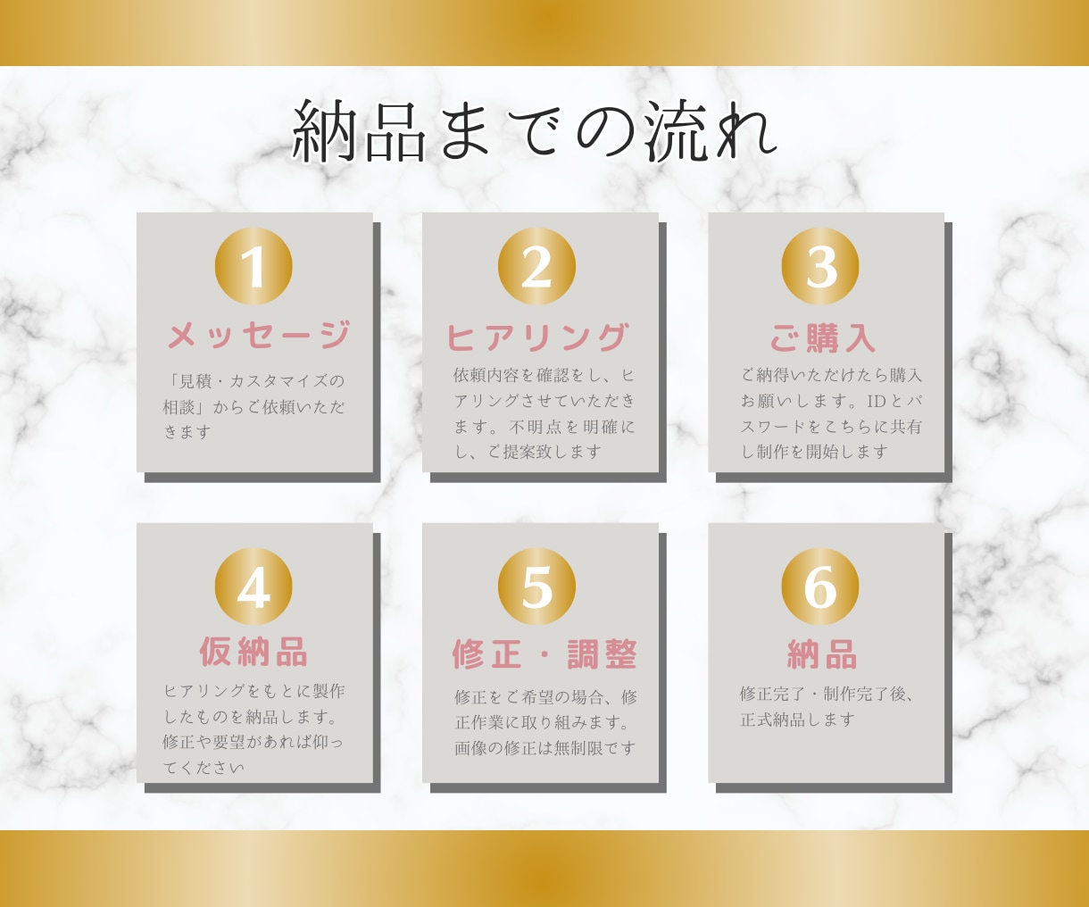 ペライチで貴方のサービスを輝かせるLPを制作します 女性向け・シンプルなデザインで訴求します イメージ2