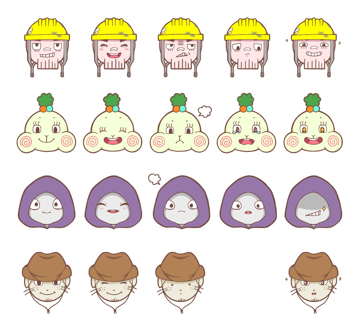 可愛いキャラクターを色々な絵柄で制作します かわいい・愛されるキャラクターイラストをお描きします！ イメージ6
