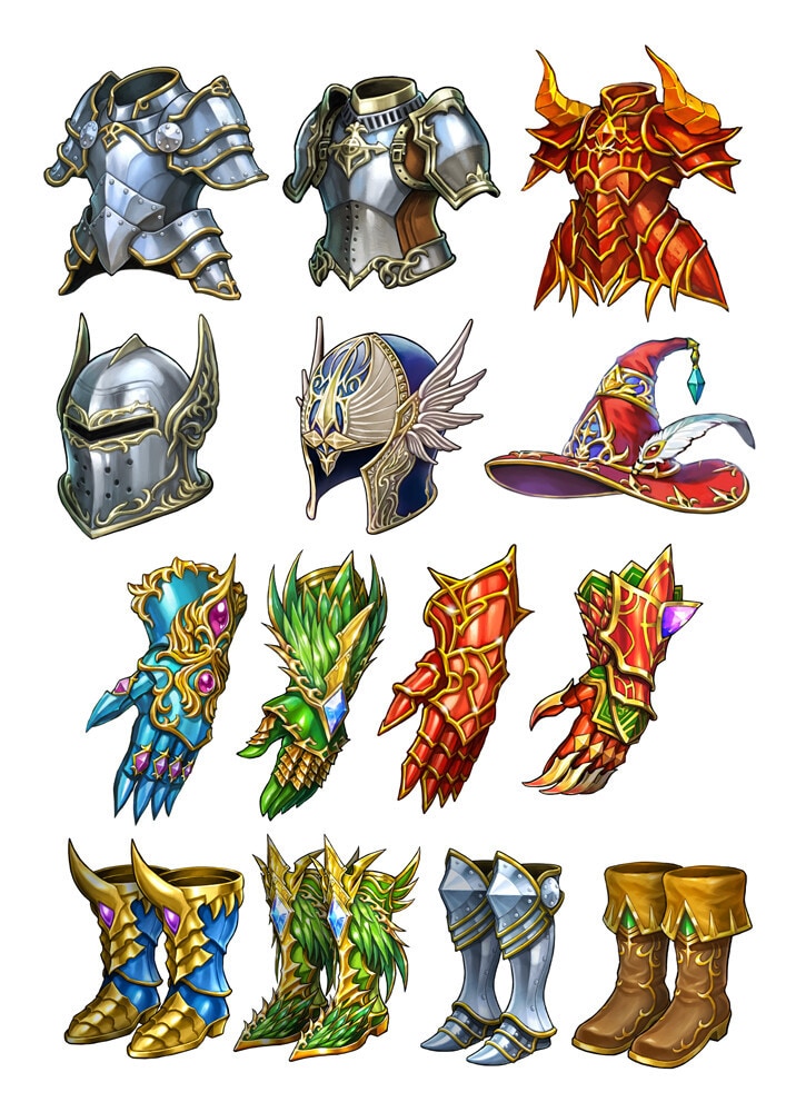 武器・防具・アイテムイラストを描きます ゲーム業界で培ったスキルで魅力あるイラストを描きます イメージ2