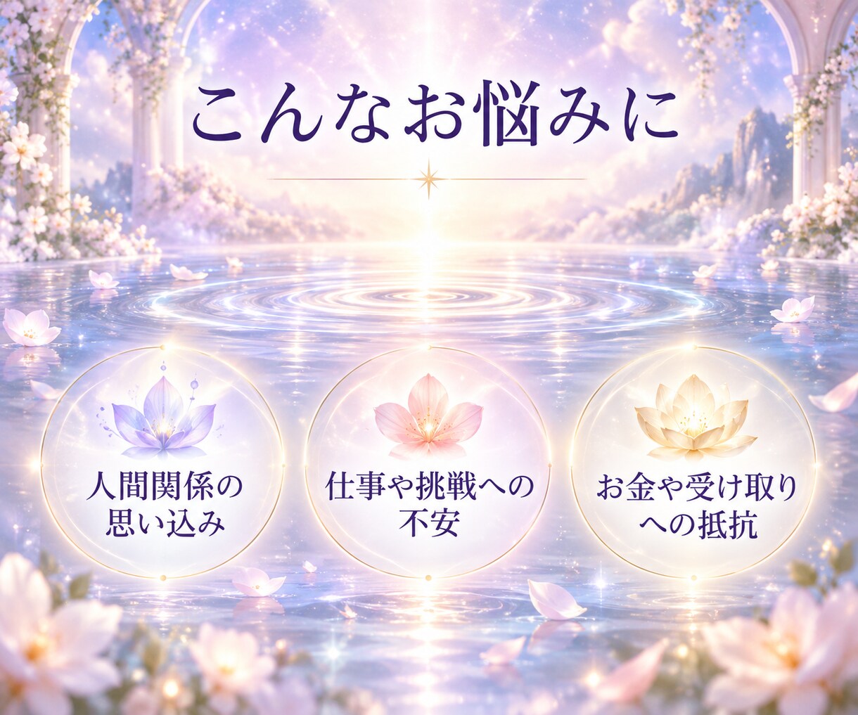 繰り返す不安や思い込みを潜在意識から整えます 動きたいのに動けない・自信がない・同じ悩みを繰り返す方へ イメージ3