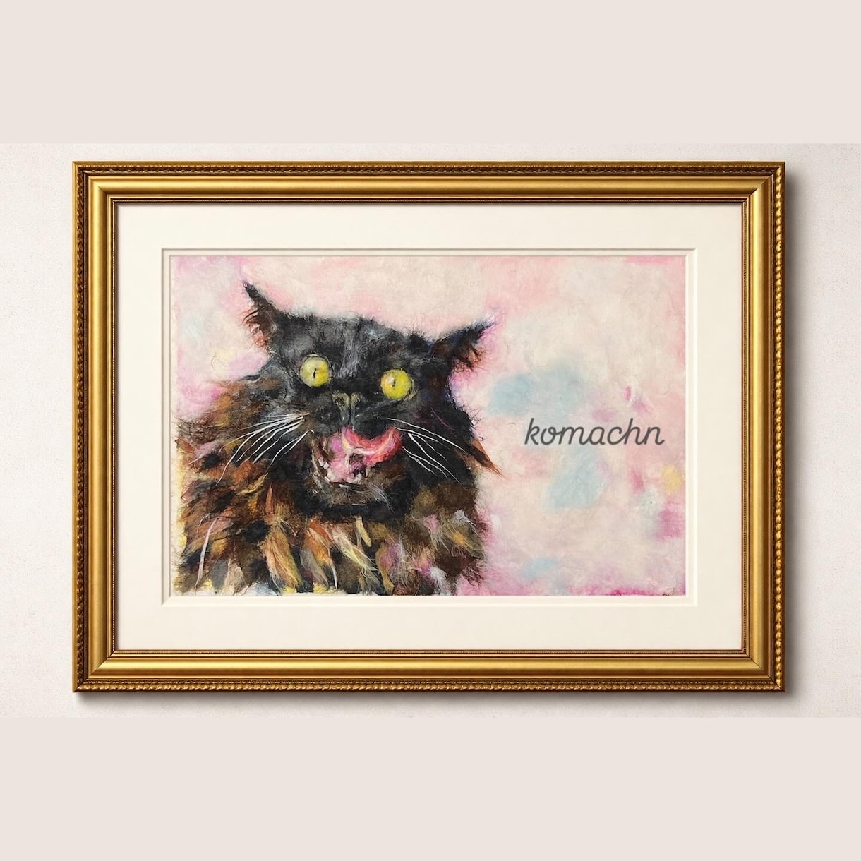 動物の似顔絵をふんわり優しいちぎり絵にします ペットをちぎり絵の世界へ。記憶の一枚に仕上げます イメージ6