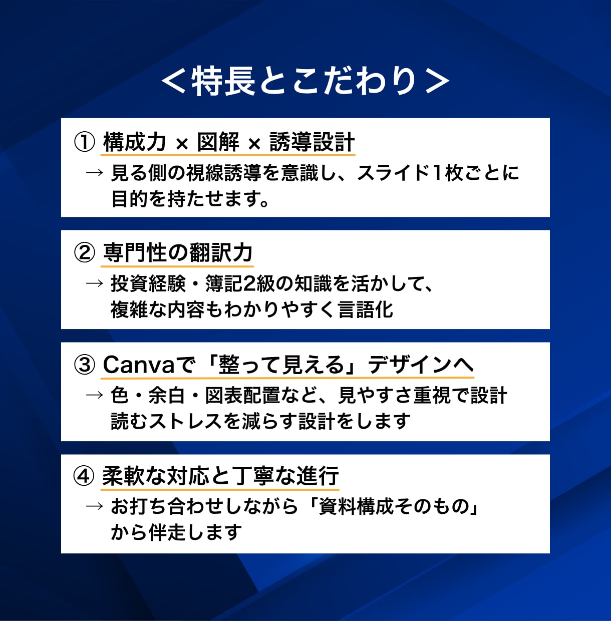 CanvaでIR資料をブラッシュアップ致します 投資家に響く！戦略的IR資料をマーケ思考×Canvaで作成 イメージ4
