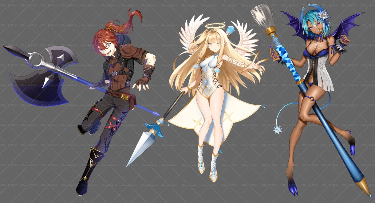 ご要望に沿ったキャラクター絵を描きます ゲーム/TRPG/立ち絵差分・表情差分など対応可能 イメージ7
