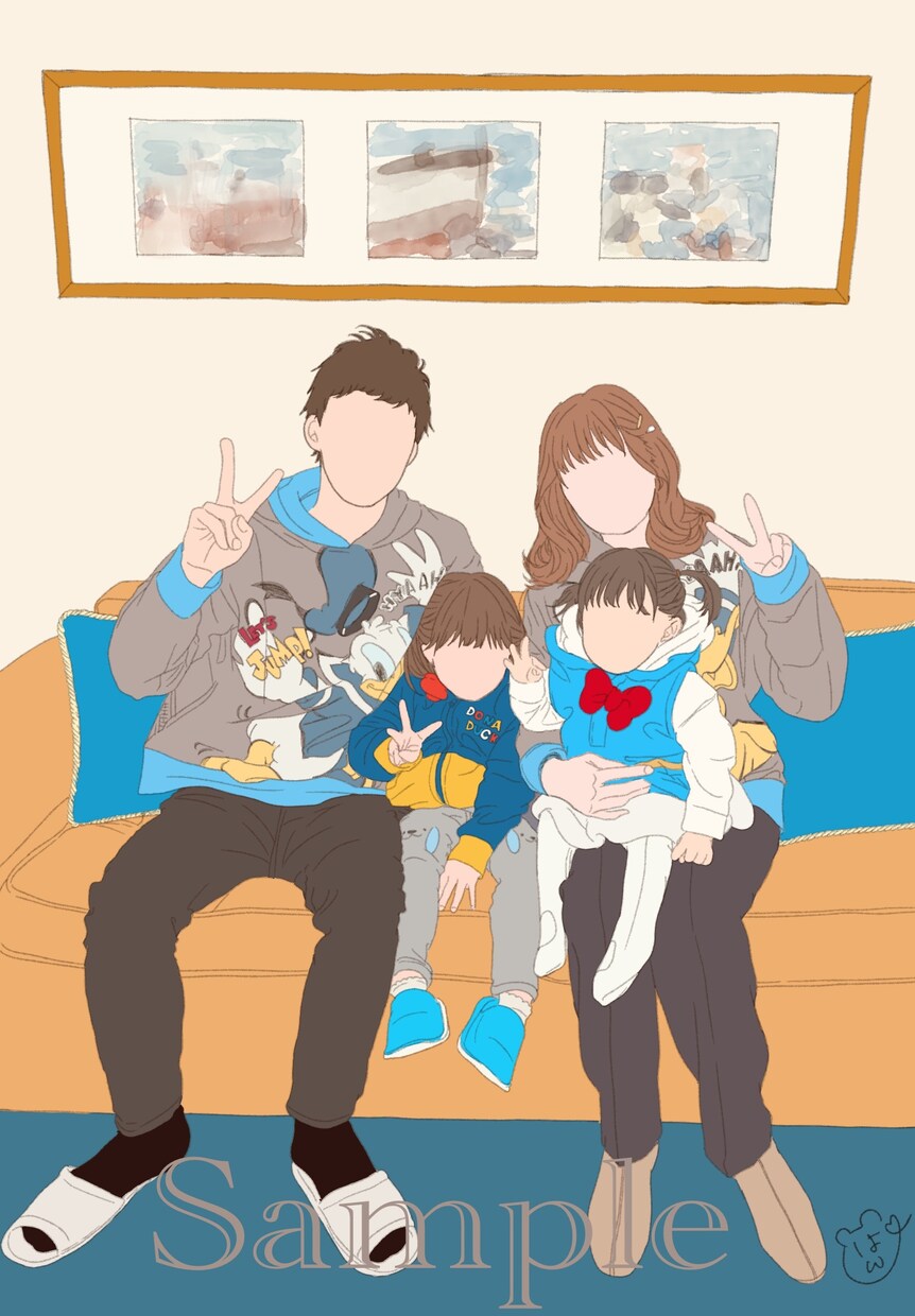おしゃれな似顔絵アイコン描きます 写真を模写してアイコンを制作します！待ち受け画面にも◎！ イメージ6