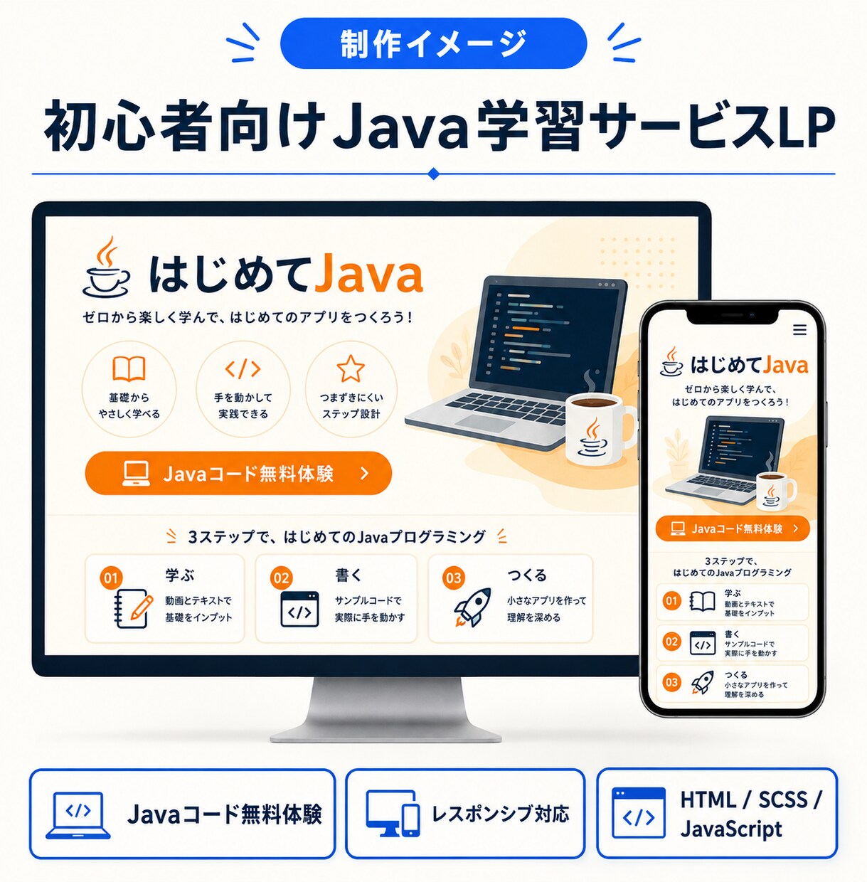 中小企業向けの見やすいホームページを制作します スマホ対応の企業サイトを丁寧に制作します イメージ7