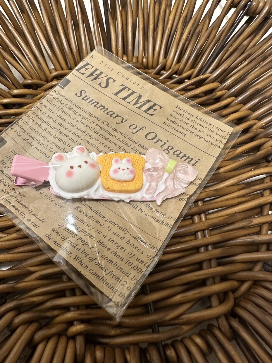保育園・幼稚園の子供達やお子様の前髪に使えます お菓子のようなホイップデコクリップです☻他店で委託販売有り イメージ1