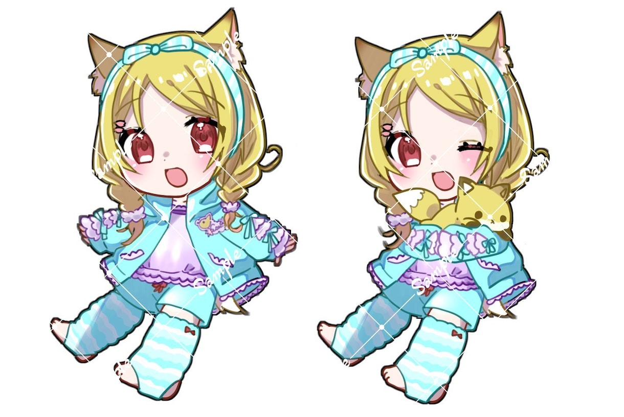かわいく目をひくSDキャラクター制作します アニメやゲームのようなSDイラストでアイコンや画面を華やかに イメージ5