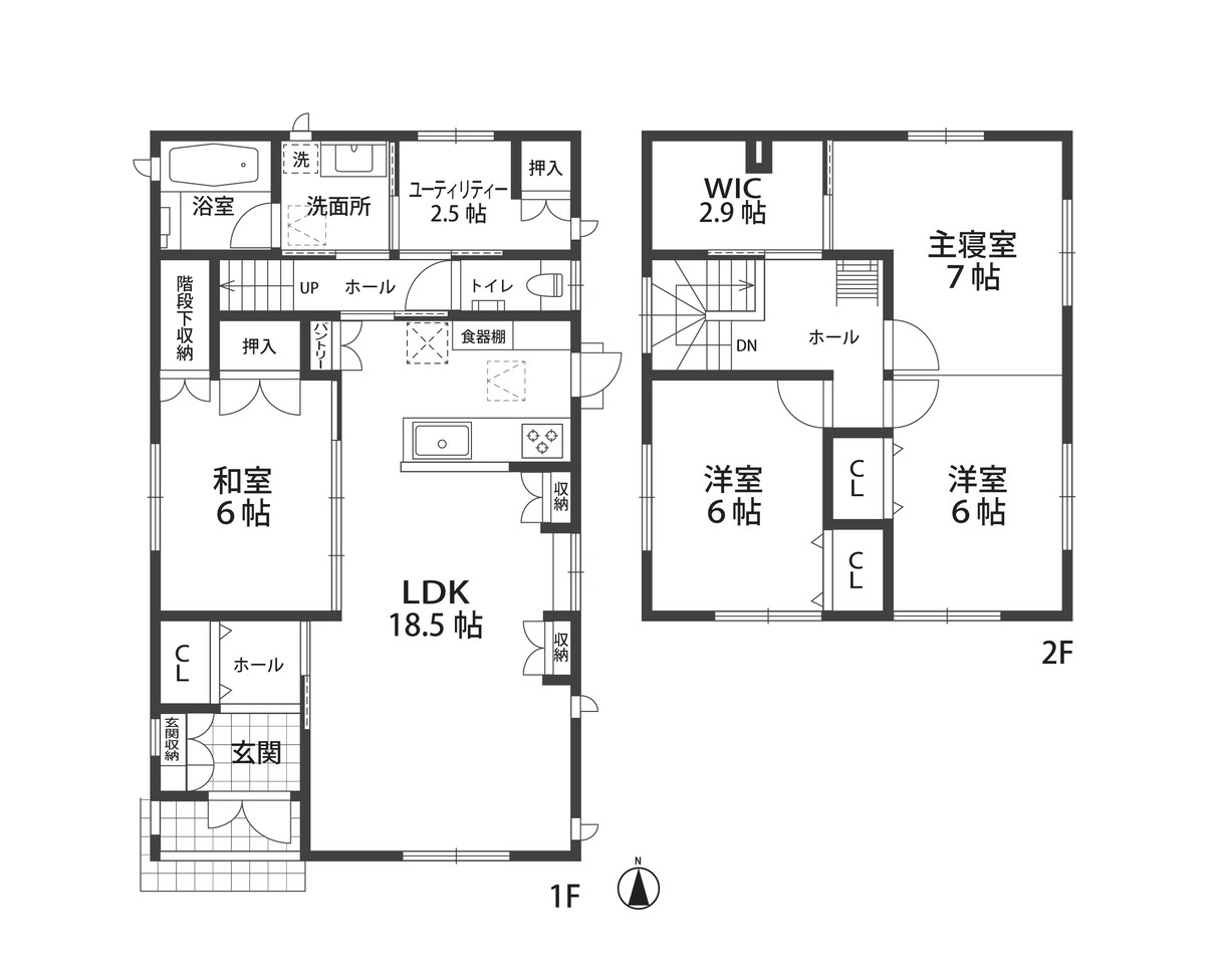 不動産物件の間取り図を作ります 広告用間取り図をきれいにトレースします イメージ2