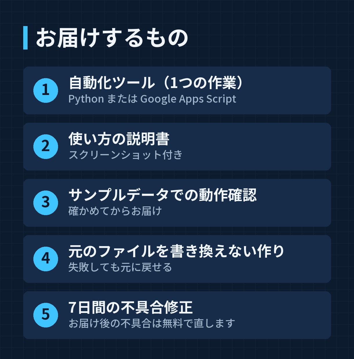 Python・GASで、毎日の手作業を自動化します 毎日の集計・ファイル整理を、プログラムにおまかせ イメージ2
