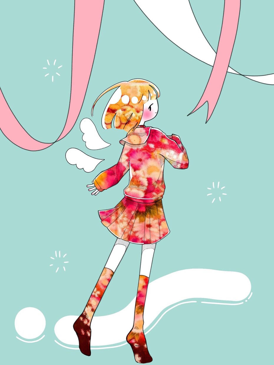 可愛い×儚さのあるイラスト描きます アイコンや配信、MV用イラストに是非！ イメージ2