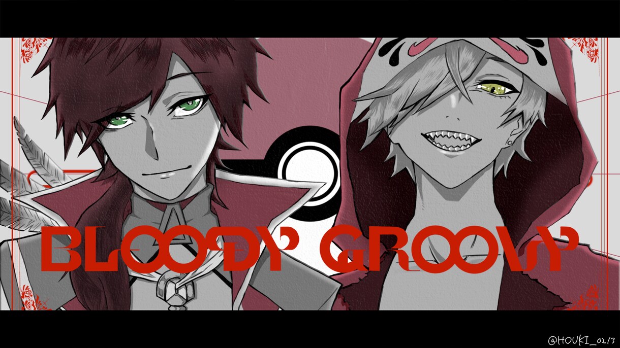歌ってみたのサムネイル/1枚絵描きます 納期割と早いと思います。文字入れに関してはご相談ください。 イメージ3