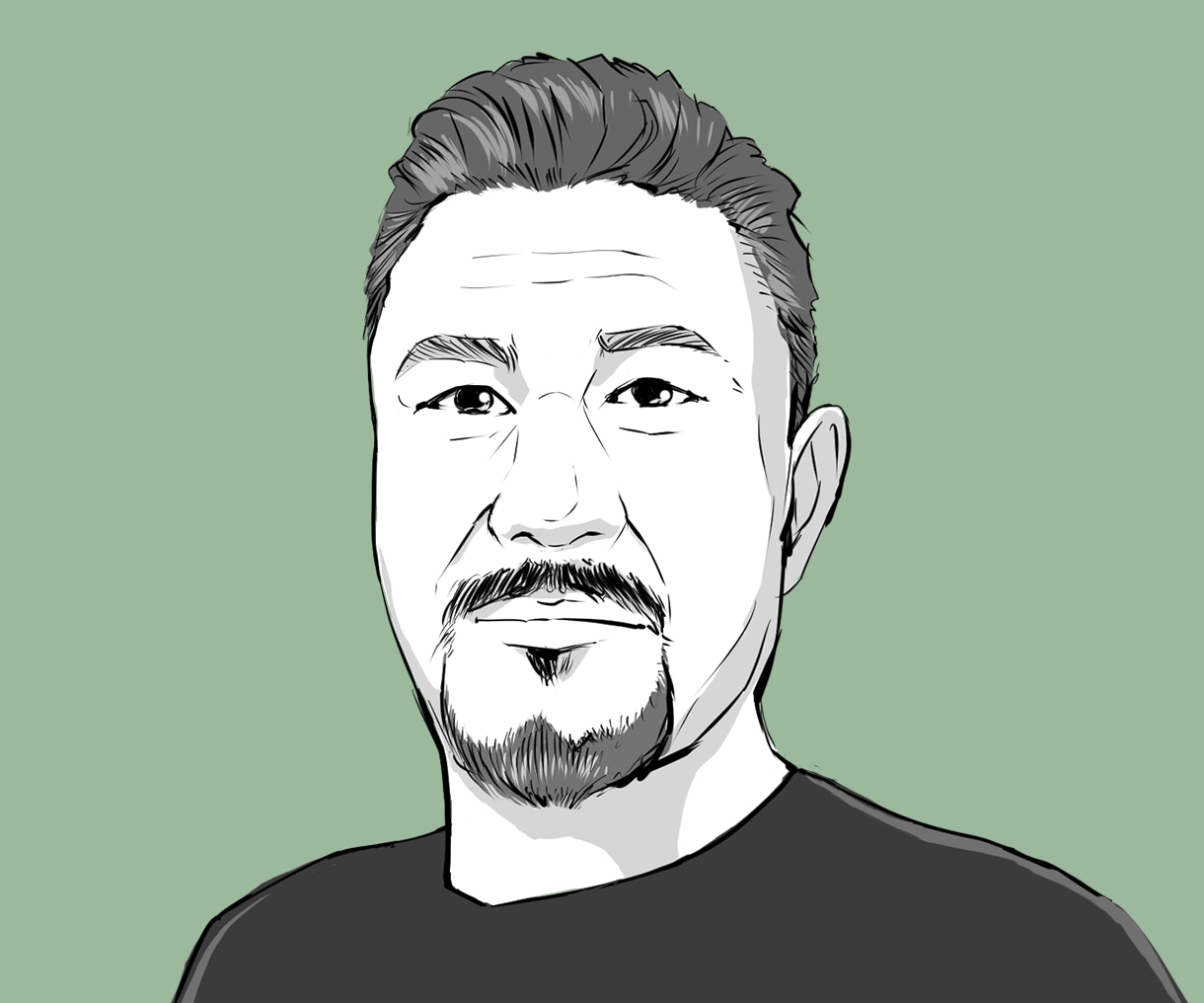 リアルで落ち着きのあるモノクロの似顔絵を描きます 色を付けずにあえてシンプルに！上品で優雅な雰囲気です イメージ6