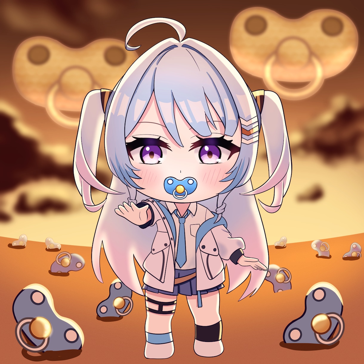商用利用◎ 一枚絵であなたの活動をサポートします 動画サムネイル、アイコンなどに‼️背景付イラストを描きます イメージ6