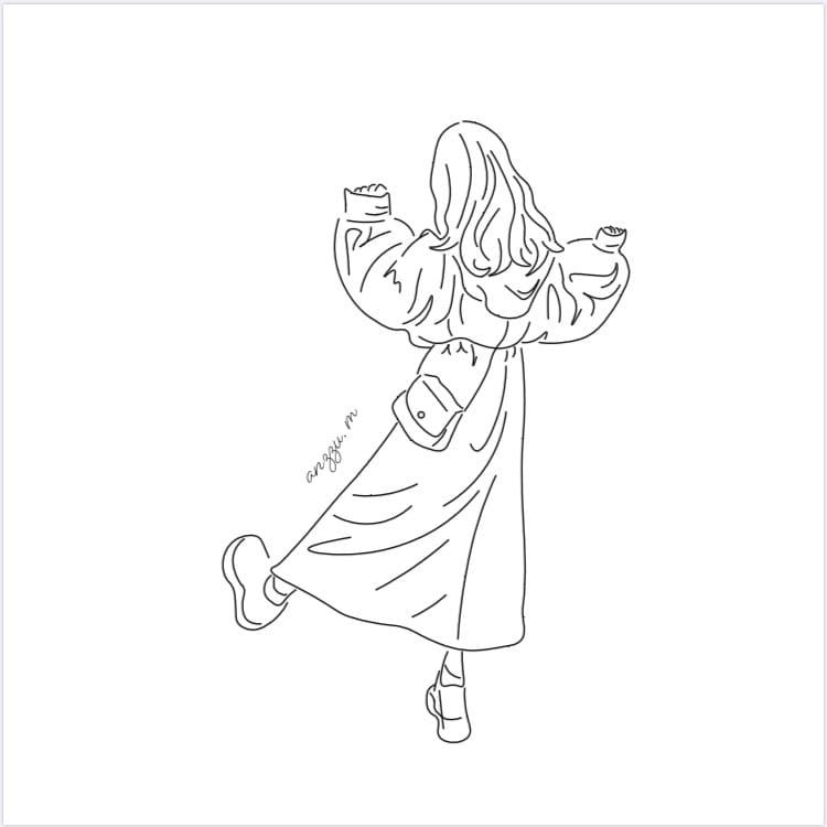 1人用アイコン/似顔絵/イラスト作成します お写真を元におしゃれな線画であなただけのイラスト作成 イメージ2