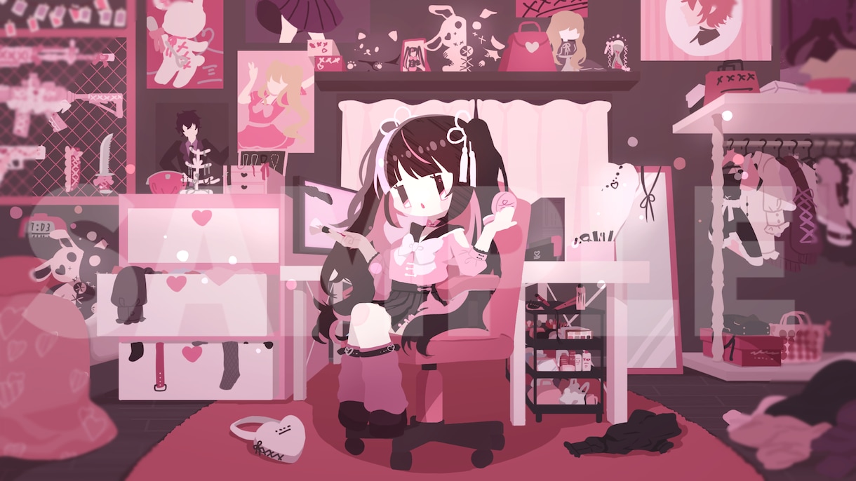 商業利用OK！背景メインのイラスト作成いたします 情緒あふれる背景×愛らしいキャラであなたの世界観を再現！ イメージ2
