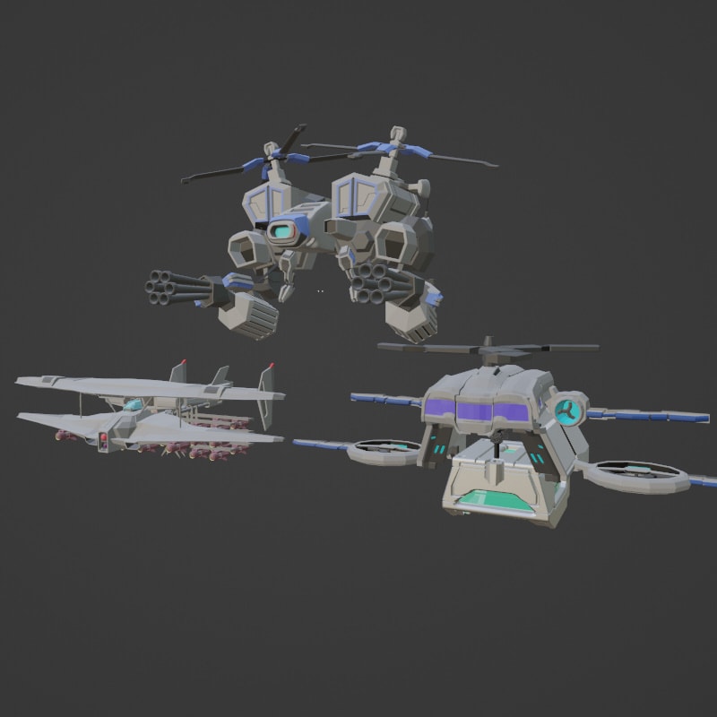 3DCGでオリジナルメカを作ります ゲームデザイナーが、動く3DCGを製作します イメージ5