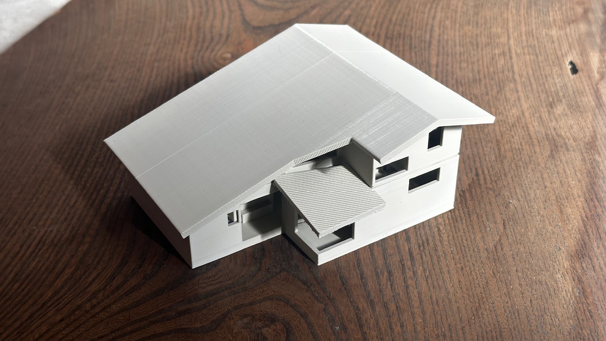 間取りを立体で確認｜3Dプリント住宅模型を作ります 間取り図だけでは気づけない「空間」を、建てる前に確認できます イメージ1
