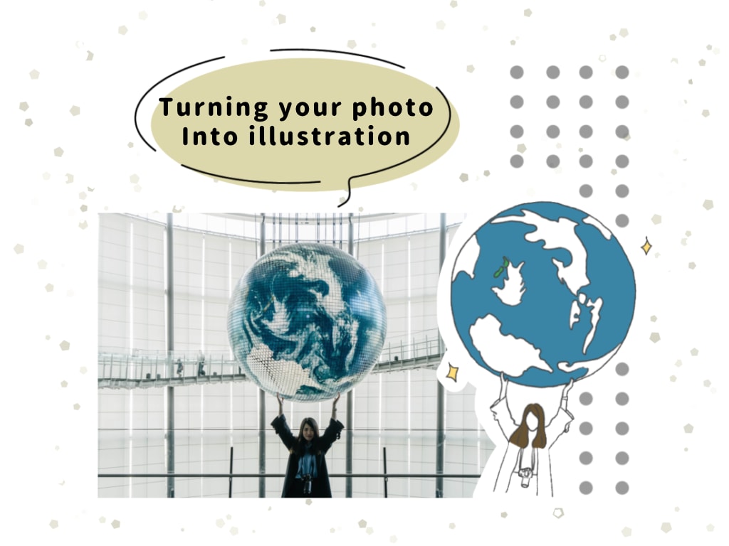 お気に入りの写真をアイコン化します あなたの写真を線画にします！SNSやLINEのアイコンにも◎ イメージ1