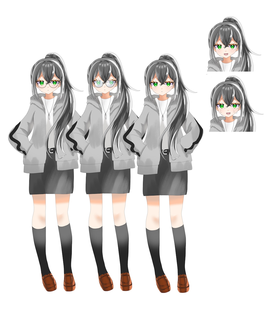 かわいい女の子の立ち絵作成します 商用利用料金込み！印刷・配信◎ イメージ2