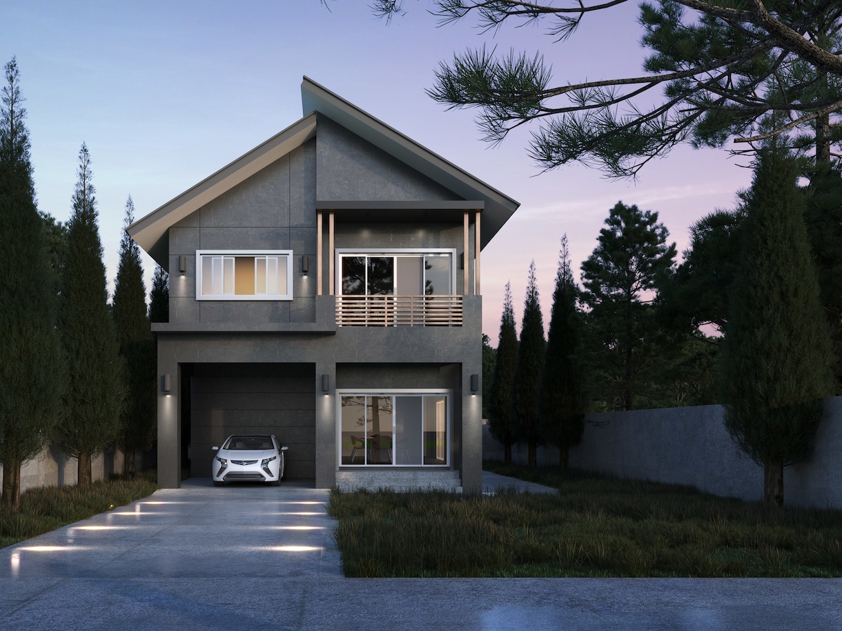 魅力的な建築CGパースを制作致します 広告からコンペ用CGまで幅広く対応致します イメージ5