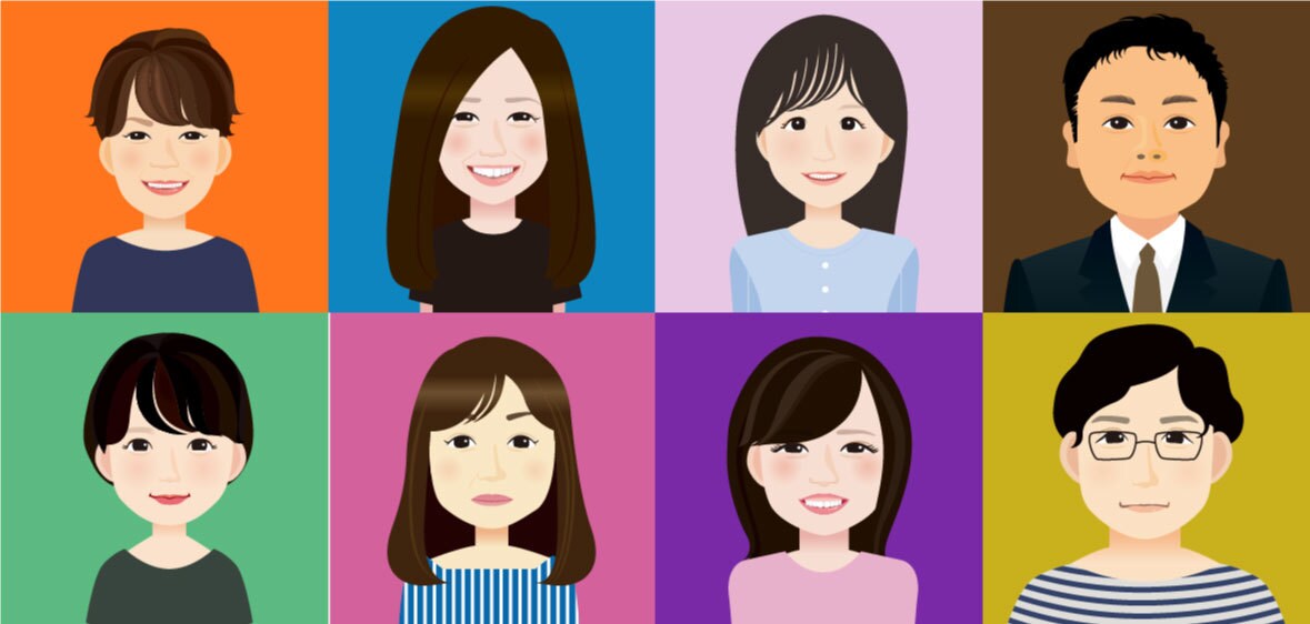 切り絵風の似顔絵描きます 名刺のアイコンやプレゼントにも！優しげな表情でお作りします！ イメージ1
