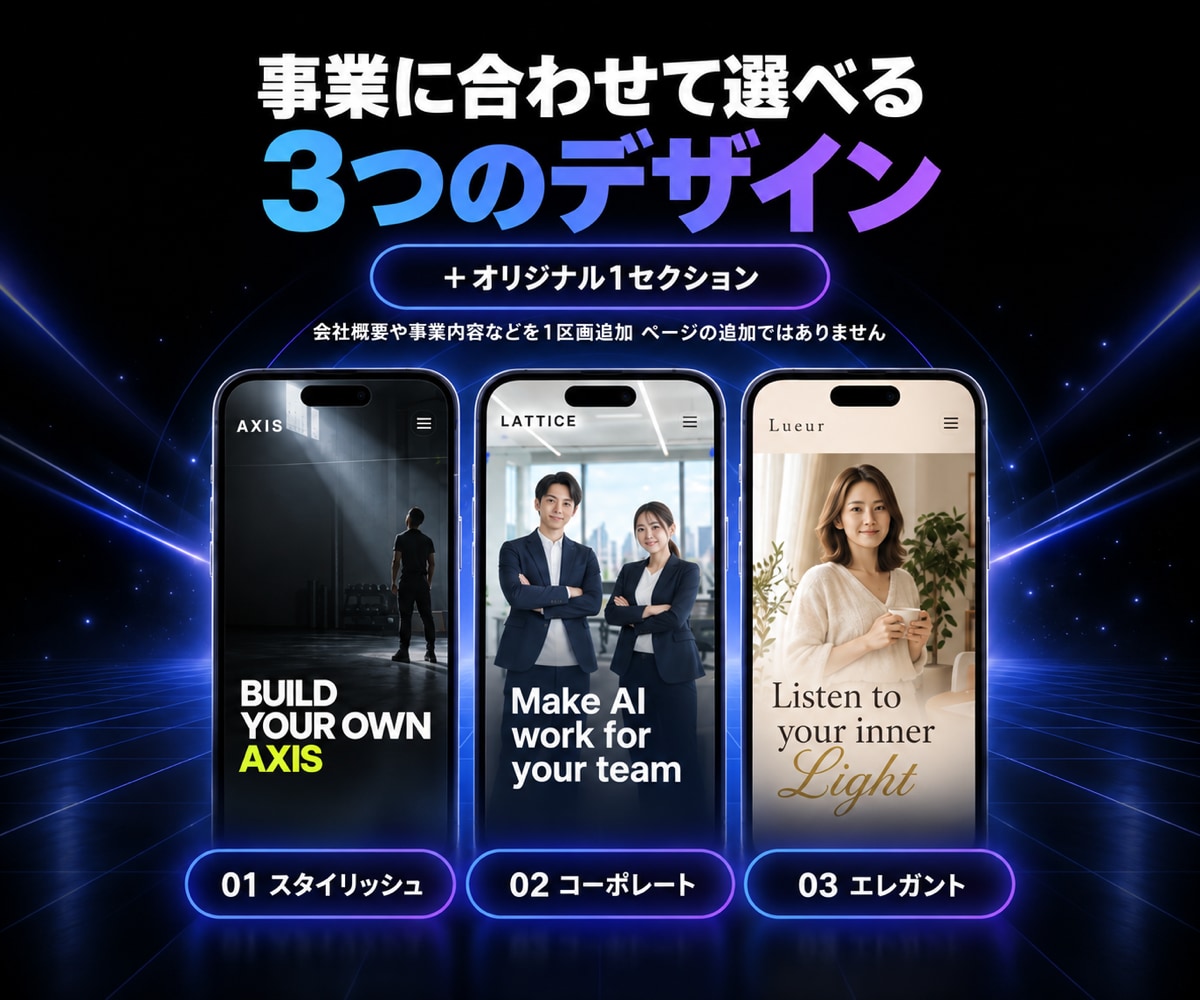 初年度のサーバー・ドメイン代込みでHPを作ります 販売実績200件以上｜公開後の改善に使える分析付き イメージ4