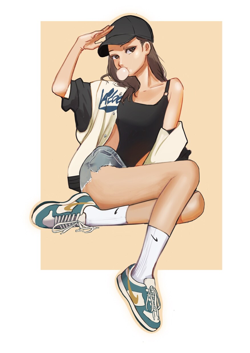 透明感のある女の子イラスト描きます 優しい雰囲気の女の子イラスト制作 イメージ3