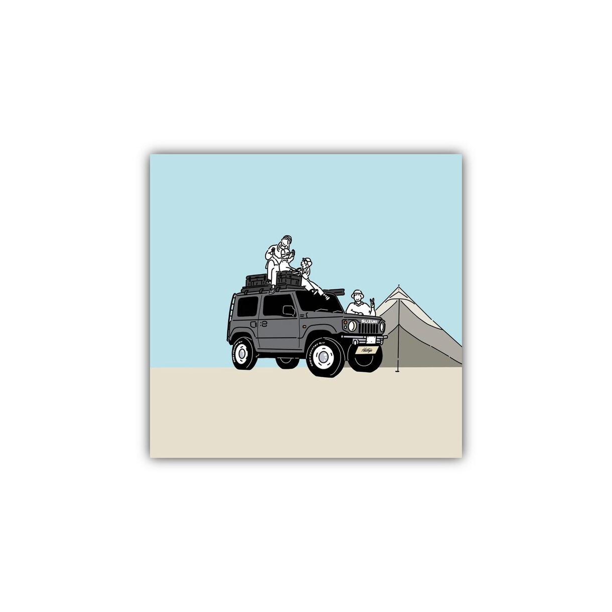 愛車を雰囲気そのままシンプル線画イラストにします 車 バイク 愛車 納車 記念日 プレゼント インテリア イメージ7