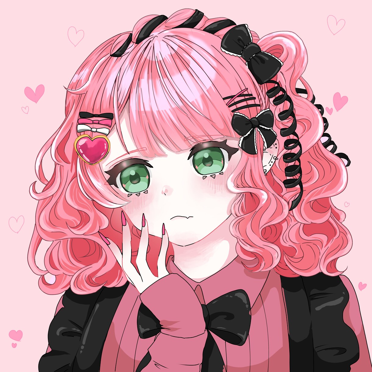 納得いくまで修正します SNS用アイコン制作きゅるきゅるなイラスト描きます イメージ2
