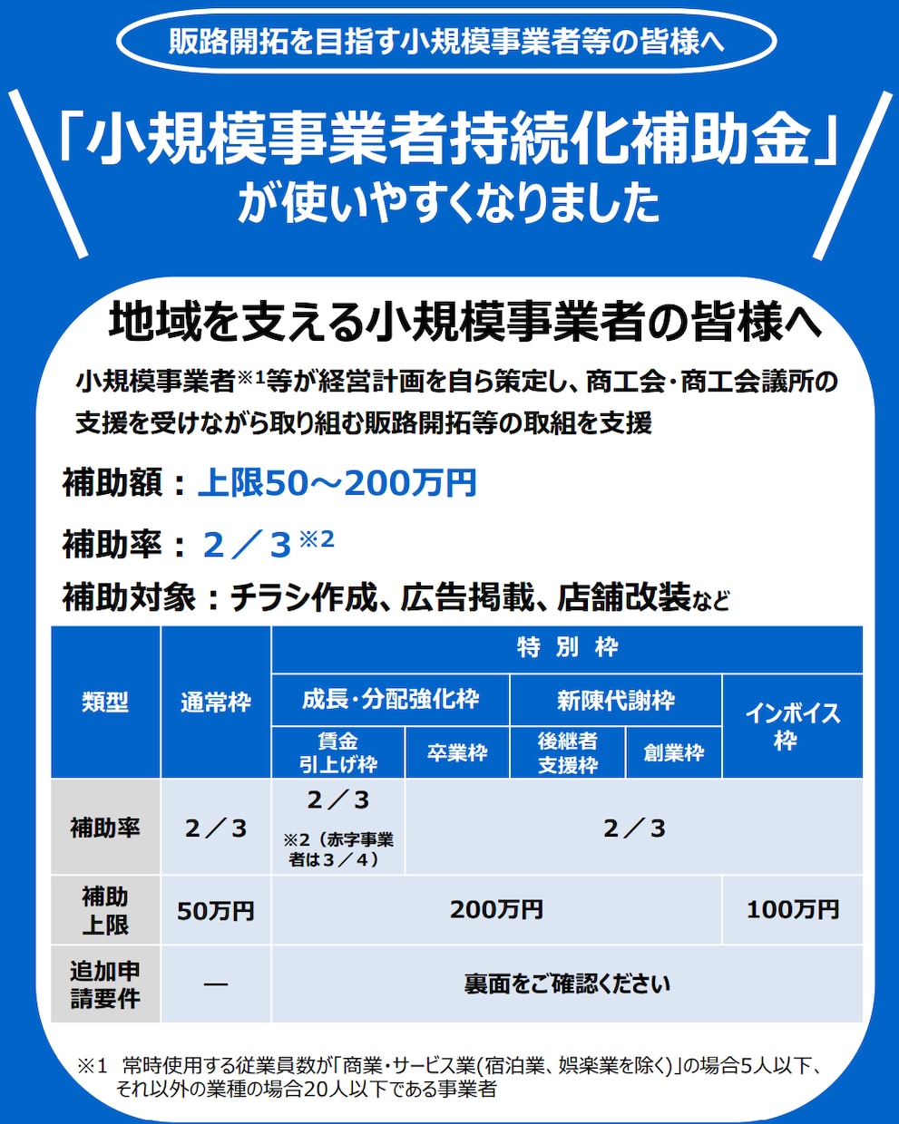 持続化補助金(特別枠も対応)の計画書を作成します 機材購入、改築、IT導入、広告、経営基盤強化に特化しています イメージ1