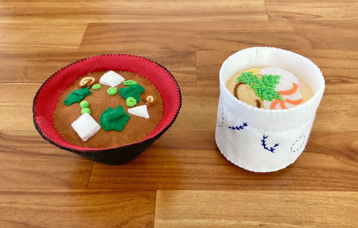 ご希望の物をフェルトで作ります 料理・オリジナルキャラ・小道具etcフェルト作品大人気です！ イメージ6