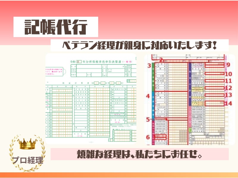 領収書を渡すだけ！プロ経理の記帳・低コストでします 会計ソフトの操作不要。領収書を渡すだけで、すべての記帳が完了 イメージ4