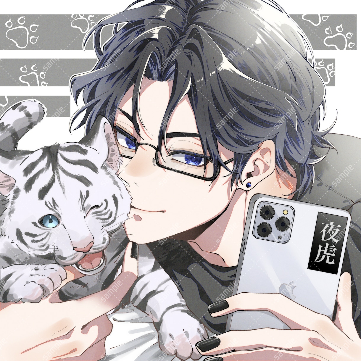 パキッ！と鮮やかなアイコン描きます あなただけのアイコンを描きます✍️ イメージ2