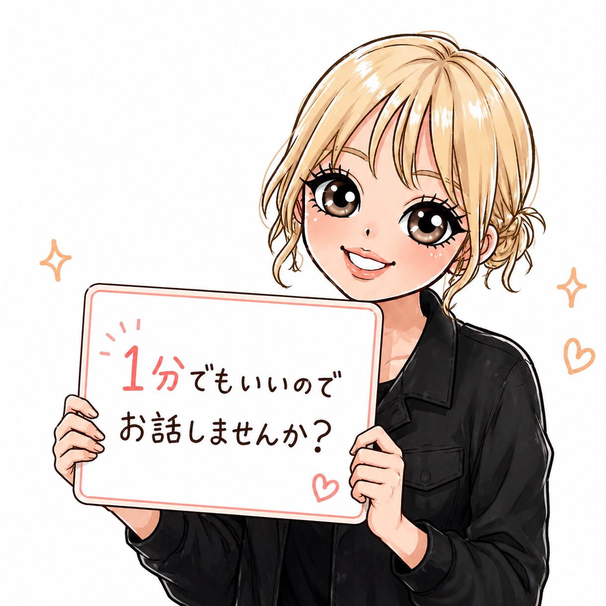 私でよければ喜んでお話聞きます 私でよければ色々なお話お聞かせください！ イメージ1