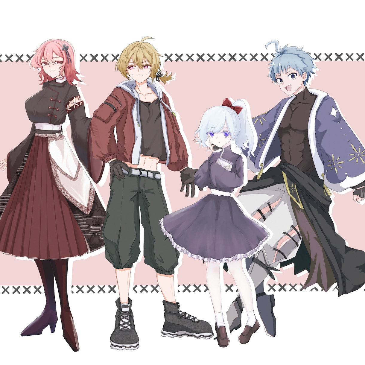 TRPG・ゲーム・動画用の立ち絵制作します 生き生きとして可愛い系がお好きな方に！3Ｌ対応 イメージ3