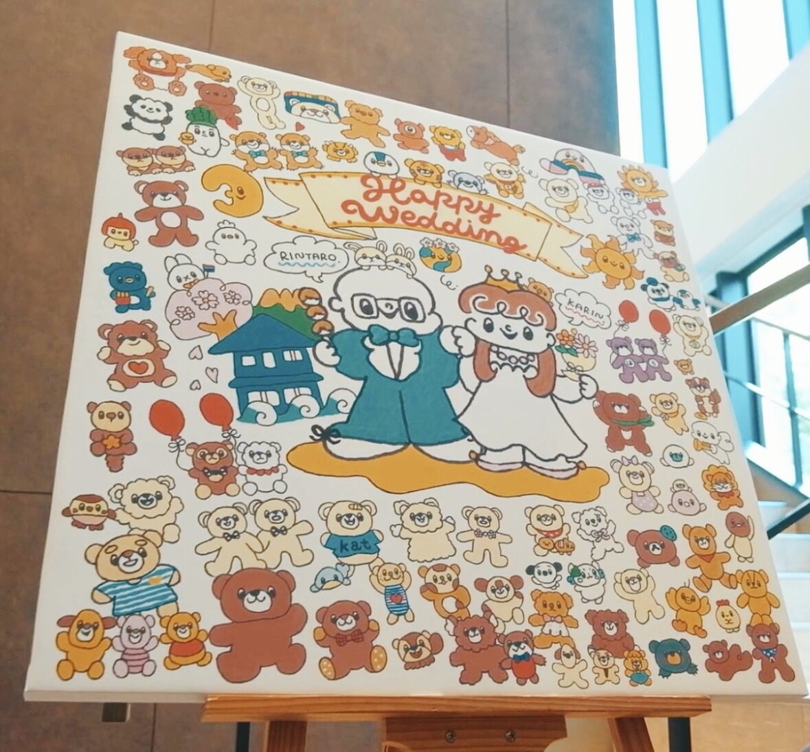 大人気!ウェディングイラストを制作します 「PARCO」でも活躍中のイラストレーター。 イメージ2