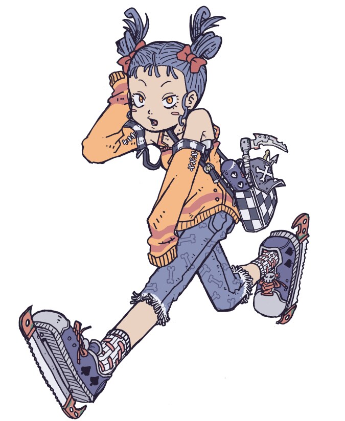キャライラストやSNSのアイコン等作成します 少年誌っぽい可愛いさのある絵が得意です イメージ1