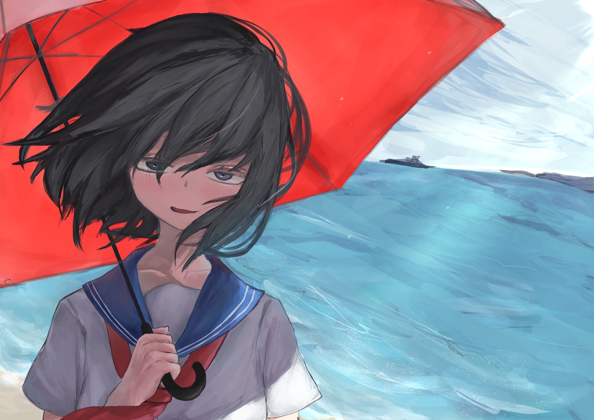 商用利用可！一枚絵を制作します ヘッダーや動画のサムネイルなどに使えるイラストを制作します！ イメージ1