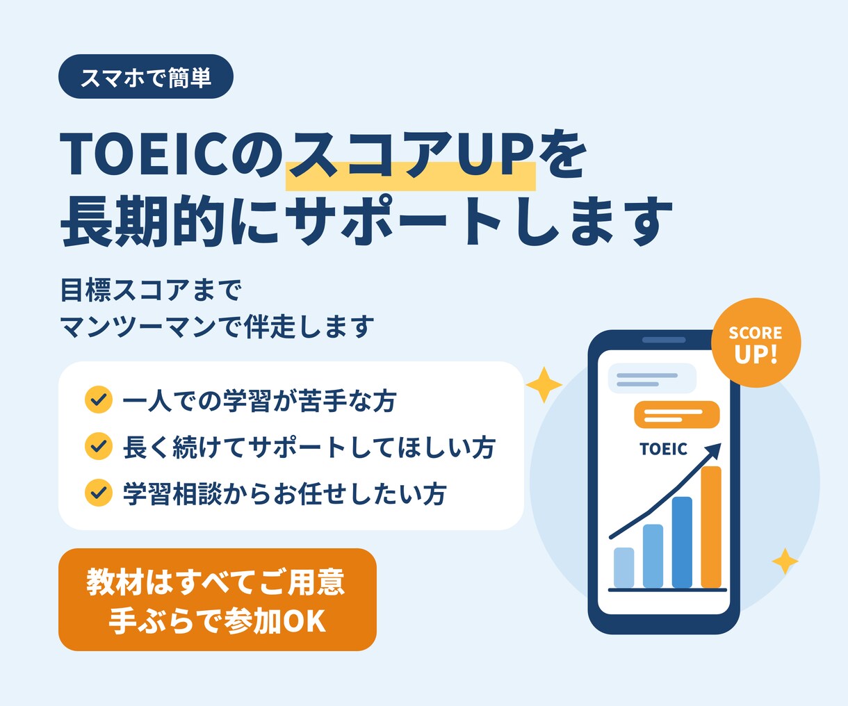 初心者から上級者までTOEIC学習をサポートします 600点〜900点の目標達成を実現します イメージ1