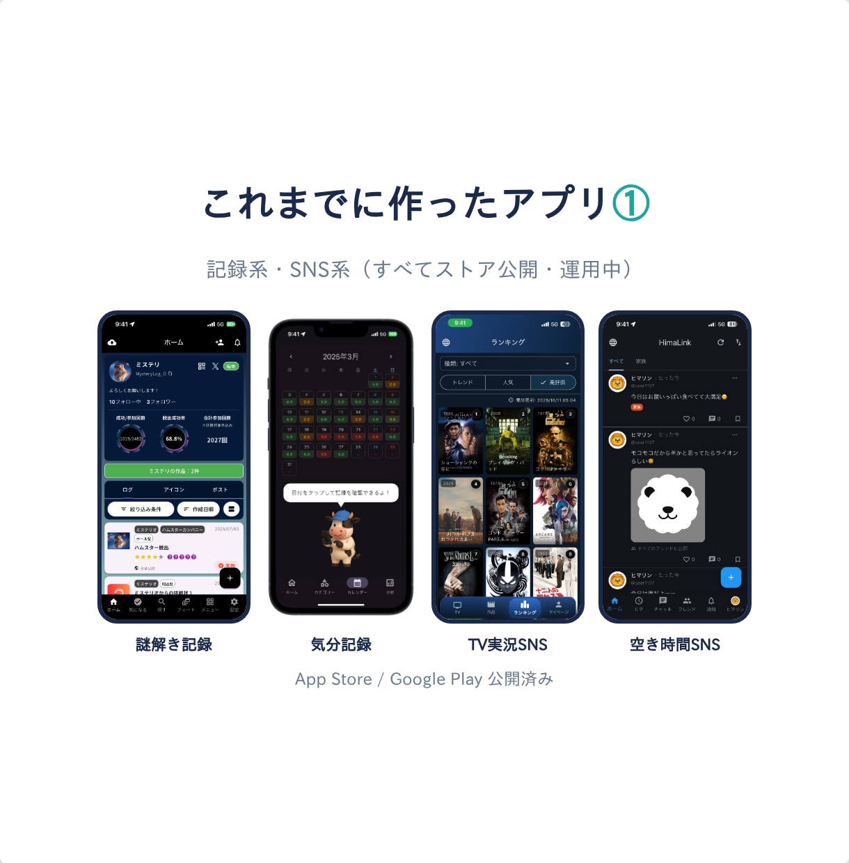 スマホアプリを開発します デザイン込み／アプリ開発10本以上の実績／小さく始めて拡張 イメージ4