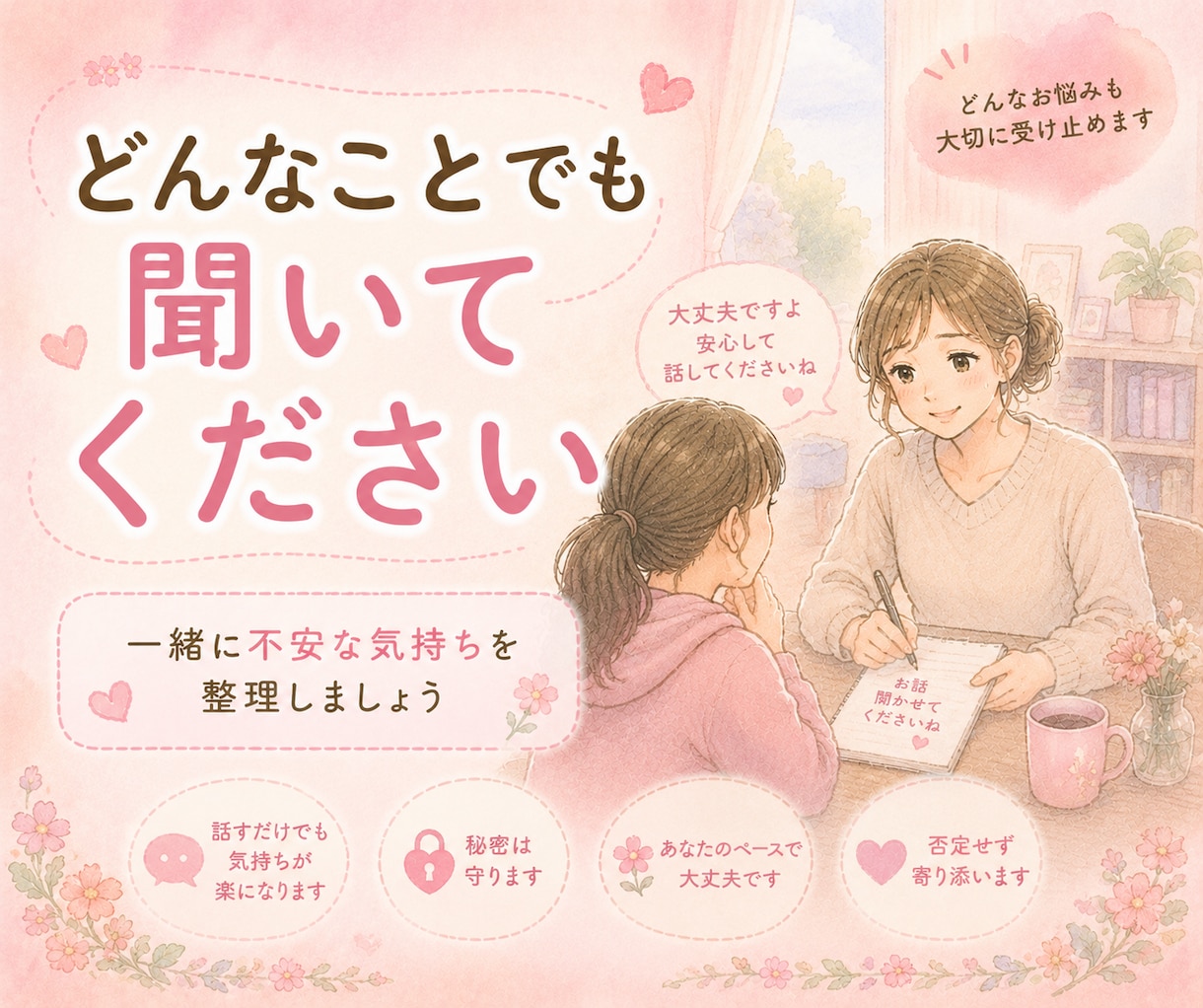 発達障害育児の不安、お悩み お聞きします ◆3日間◆張りつめてしまった心を休めませんか？ イメージ9