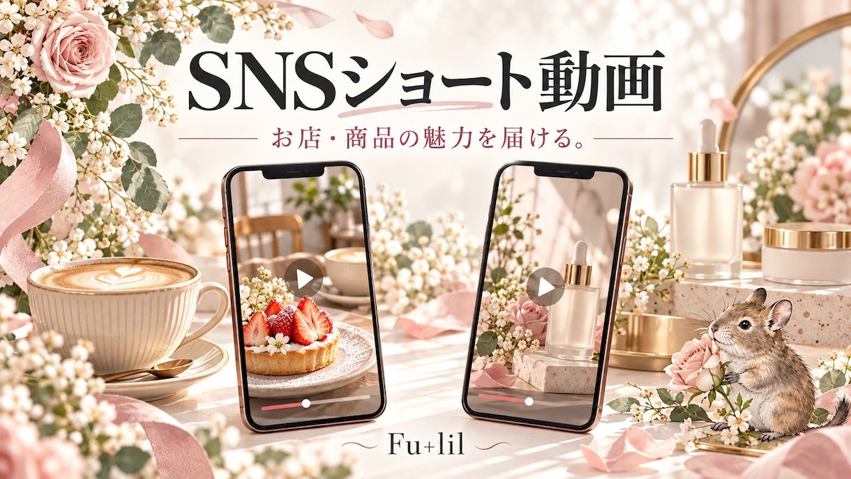 店舗紹介ショート動画を制作します お店の雰囲気を伝える素材支給の紹介動画です イメージ1