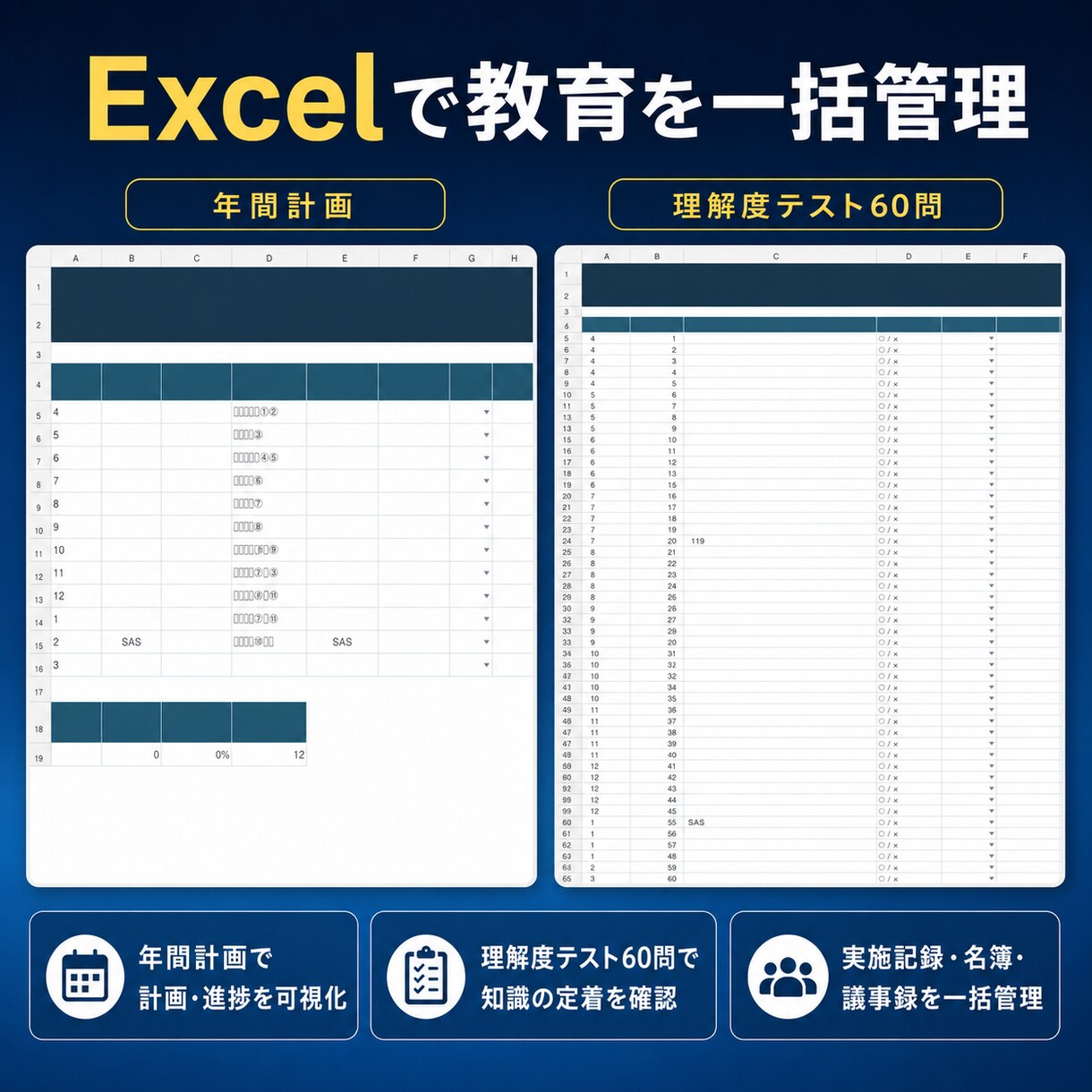 運送会社の安全会議・12か月分セットを提供します PPT・PDF・台本・テスト・実施記録をまとめて納品 イメージ4