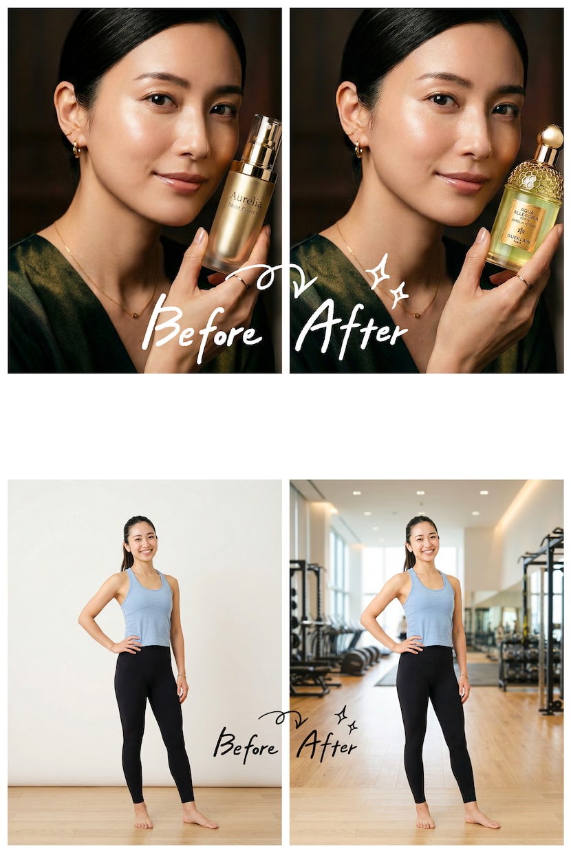 Web・PR・プロフ画像ワンランク上の修正承ります ｜大手上場CL広告を多数撮影・美的に★リメイク★レタッチ♪ イメージ3