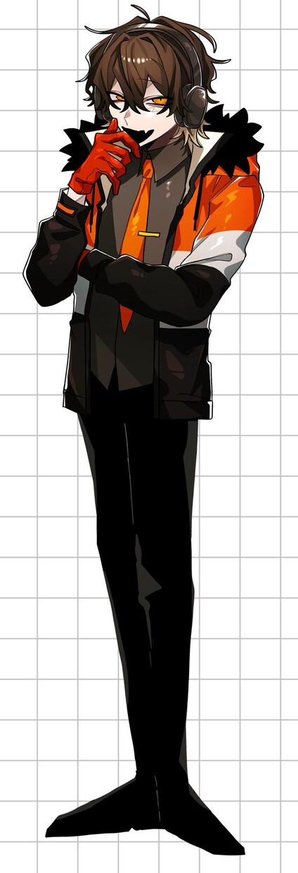 ダークでカッコいいイラスト描かせていただきます バストアップから全身立ち絵まで、気軽にご相談ください イメージ9