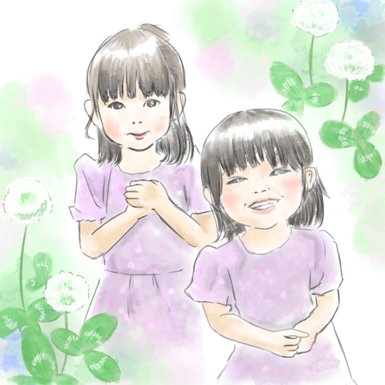優しい水彩画似顔絵描きます プレゼント・記念日・感謝の気持ちを伝えたい場面に！ イメージ2