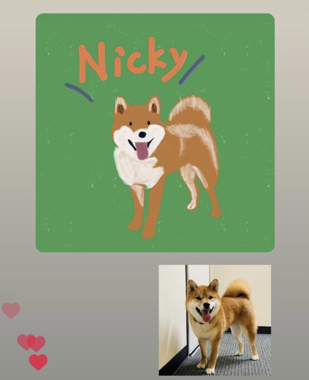 写真をもとに、世界に一枚のペット似顔絵を描きます 温かみのあるリラックス感溢れるイラスト イメージ5