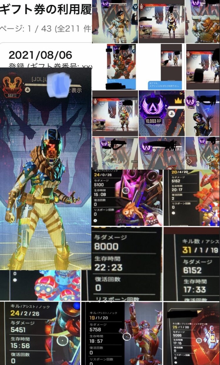 apexプレデターがランク同行します コーチング実績400越えリピート率9割越えが戦闘力測ります イメージ2